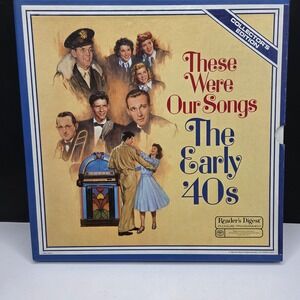Reader's Digest These Were Our Songs Early 40s Vinyl 8 LP Box Set Frank Sinatra